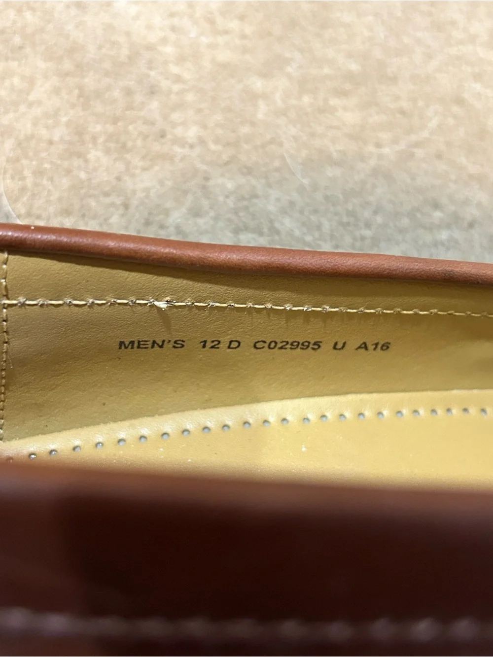 Cole Haan Brown Leather Tassel Loafers Size 12 D, Men's